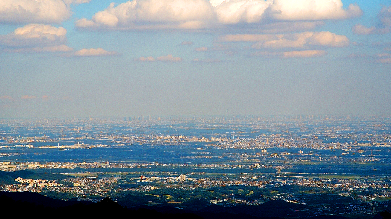 見晴台（標高770m）からの眺め